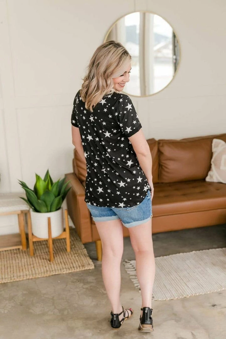 No Ship Drop Ship Apparel Midnight Skies Top 2 No Ship Drop Ship Apparel Midnight Skies Top