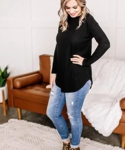 No Ship Drop Ship Never Be Basic Top In Black (GHG-S,M)