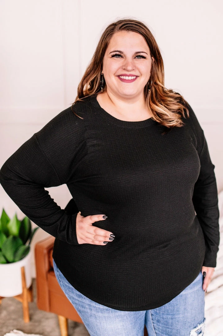 No Ship Drop Ship Never Be Basic Top In Black (GHG-S,M) 3 No Ship Drop Ship Never Be Basic Top In Black (GHG-S,M)