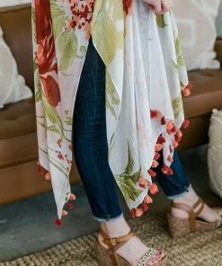 No Ship Drop Ship Sand And Sun Tropical Kimono Apparel