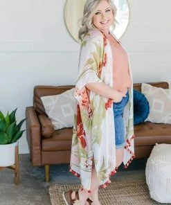 No Ship Drop Ship Sand And Sun Tropical Kimono Apparel