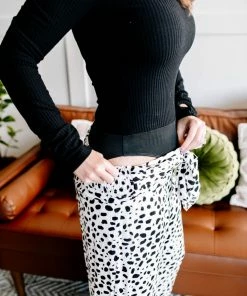 No Ship Drop Ship GHG- Shop Singles Rock Your Bodysuit In Black Ribbed Knit (GHG-S)