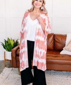 No Ship Drop Ship Skip A Beat Cardigan In Coral Ombre (GHG-S) Outerwear + Layers 17 No Ship Drop Ship Skip A Beat Cardigan In Coral Ombre (GHG-S) Outerwear + Layers