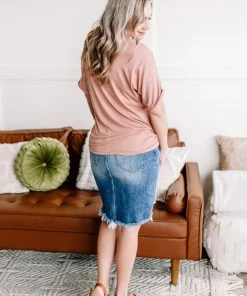 No Ship Drop Ship Skirt The Issues Denim Skirt (GHG - S,M) Trousers + Leggings + Denim