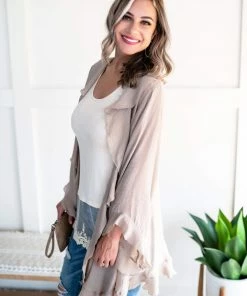 No Ship Drop Ship Spread Your Wings Sleeveless Top In Willow Cream (GHG-S)