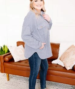 No Ship Drop Ship Stocking Full Of Coal Fleece Shirket In Sky Blue (GHG-S) Tops