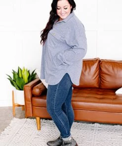 No Ship Drop Ship Stocking Full Of Coal Fleece Shirket In Sky Blue (GHG-S) Tops