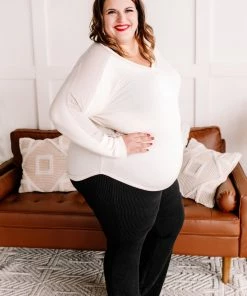 No Ship Drop Ship Straight To The Point Ribbed Dressy Yoga Pants (GHG-S) GHG- Shop Singles