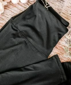 No Ship Drop Ship The Last Leggings You'll Ever Need In Rich Black (GHG - S-3XL)