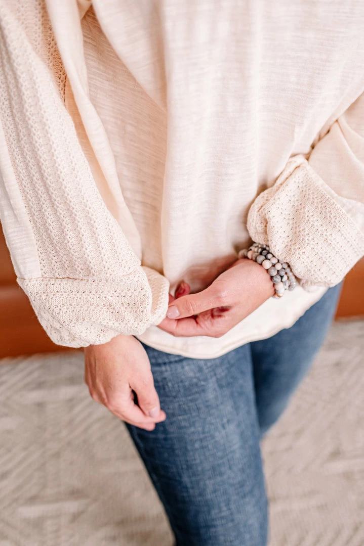 No Ship Drop Ship Turn Me Loose Crochet Sleeve Top In Natural (GHG-S) 3 No Ship Drop Ship Turn Me Loose Crochet Sleeve Top In Natural (GHG-S)