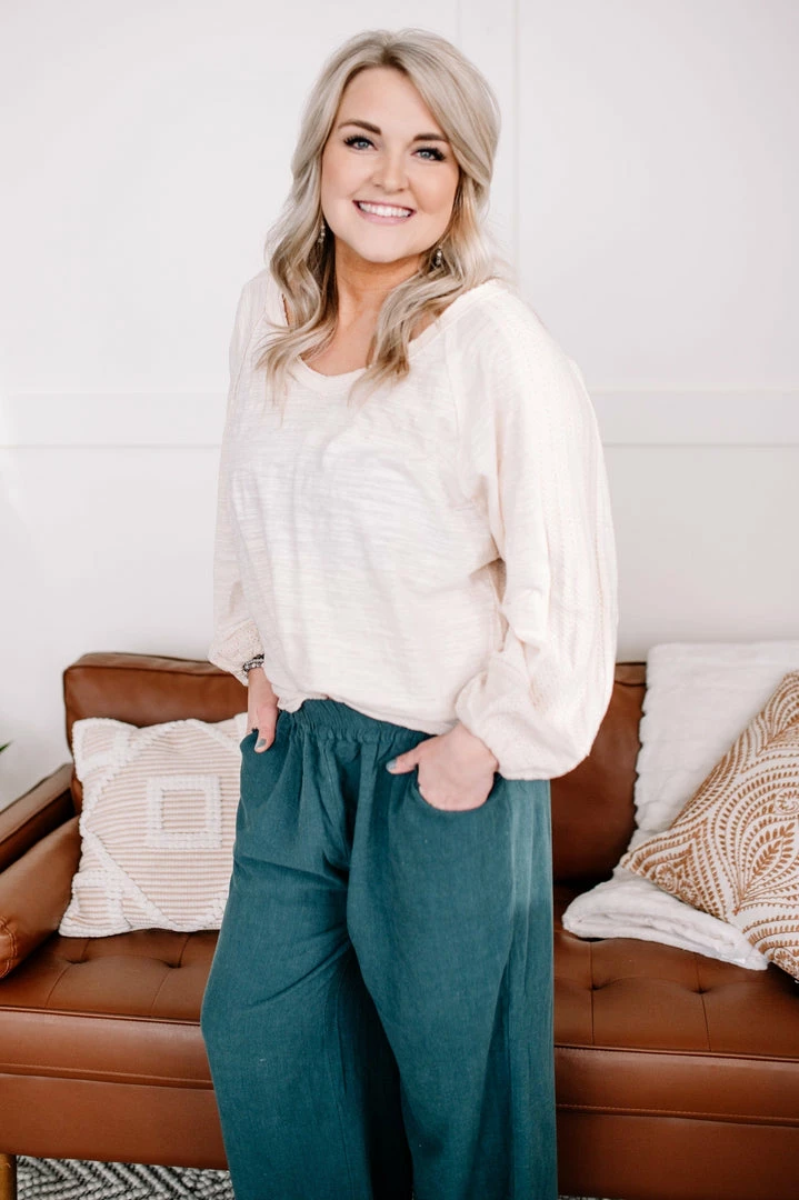 No Ship Drop Ship Turn Me Loose Crochet Sleeve Top In Natural (GHG-S) 8 No Ship Drop Ship Turn Me Loose Crochet Sleeve Top In Natural (GHG-S)