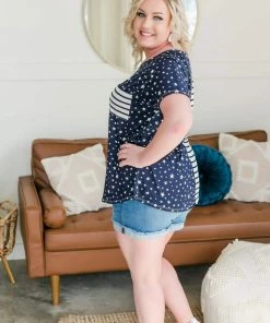 No Ship Drop Ship Apparel We're All Stars And Stripes Tee