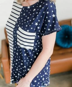 No Ship Drop Ship Apparel We're All Stars And Stripes Tee