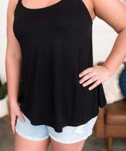 No Ship Drop Ship Apparel You've Got Mail Sleeveless Black Top