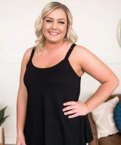 No Ship Drop Ship Apparel You've Got Mail Sleeveless Black Top