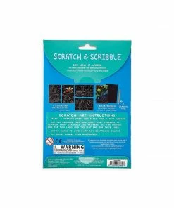 OOLY Mini Scratch & Scribble Art Kit - 7 PC Se Motherhood + Moments
