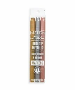 OOLY Modern Trio Dual Tip Metallic Markers