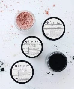 Pantry Products Lifestyle + Home Clay Masks – 2oz - Clarify, Exfoliate Or Detox