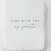 Paper Baristas "Time With You Is My Favorite." Love Friend Greeting Card