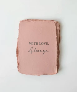 Paper Baristas "With Love, Always." Love/Friendship Card
