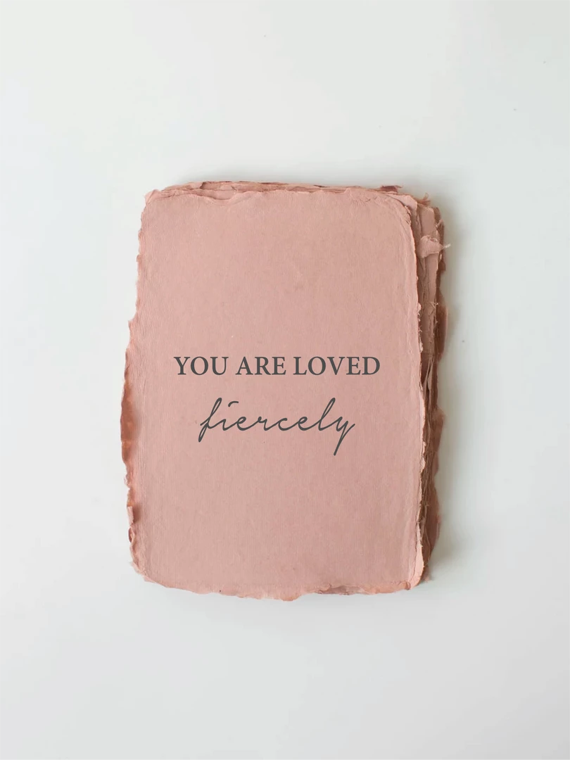 Paper Baristas "You Are Loved, Fiercely." Love/Friendship Card Lifestyle + Home 1 Paper Baristas "You Are Loved, Fiercely." Love/Friendship Card Lifestyle + Home