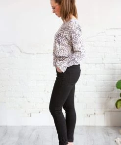 Paper Crane Tops Chaivo Animal Dot Woven Top (GHG-S)