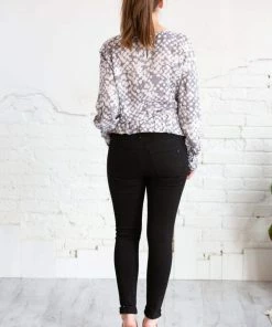 Paper Crane Tops Chaivo Animal Dot Woven Top (GHG-S)