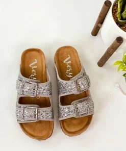 Apparel Very G Paula Sandal In Silver