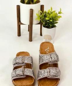 Apparel Very G Paula Sandal In Silver