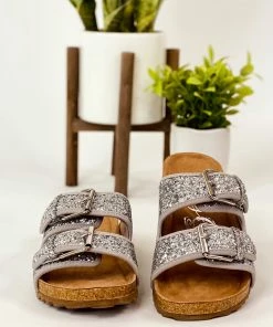 Apparel Very G Paula Sandal In Silver