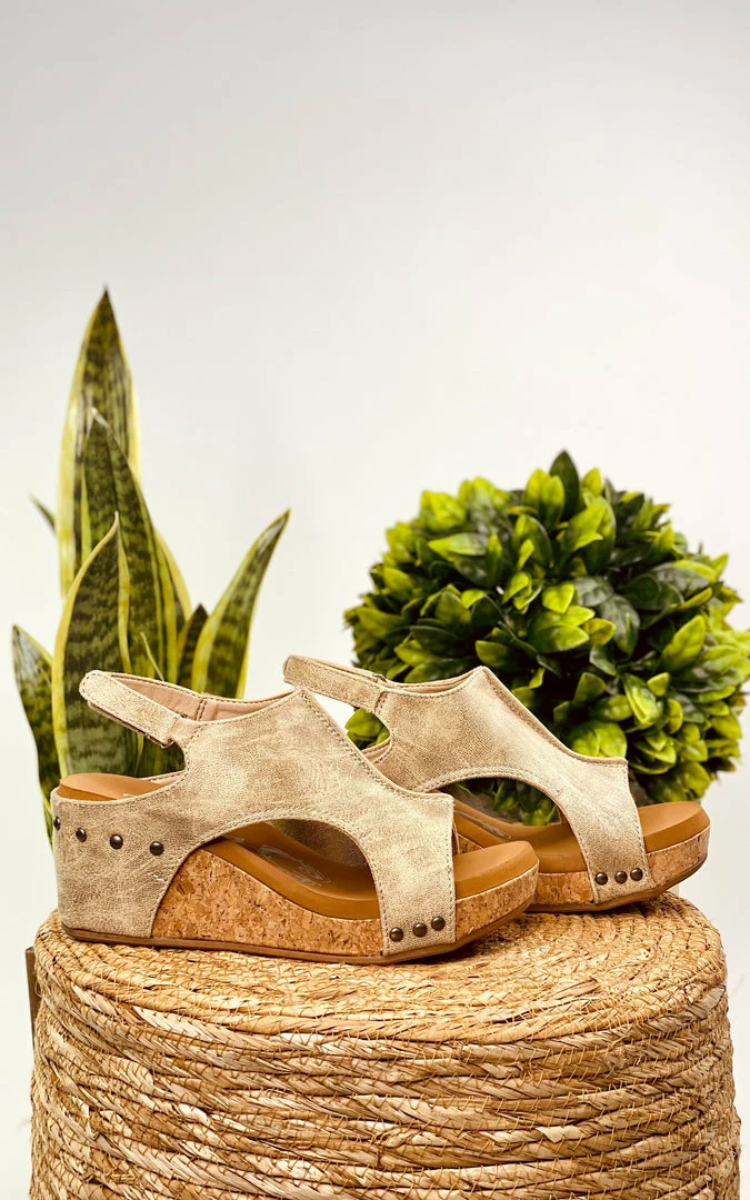 Very G Liberty Wedge In Cream Apparel 3 Very G Liberty Wedge In Cream Apparel