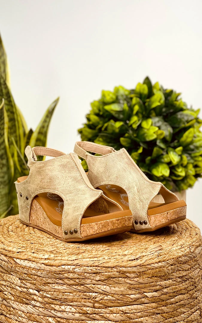 Very G Liberty Wedge In Cream Apparel 1 Very G Liberty Wedge In Cream Apparel