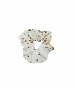 Pomchies LLC Jewelry + Handbags + Accessories Single Scrunchie - Gold Star