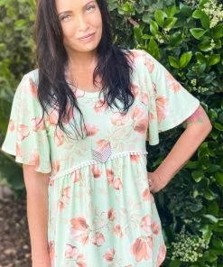 Boutique Simplified Pom Pom Joy Babydoll Tee