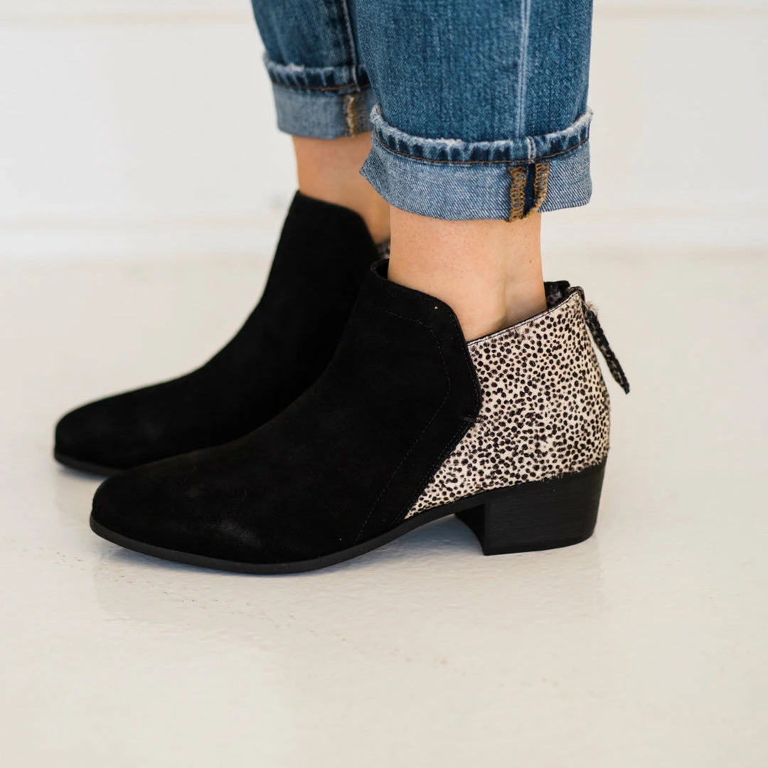 Matisse Poppy Booties In Black Suede 2 Matisse Poppy Booties In Black Suede