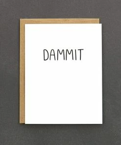 Public School Paper Co. Dammit Card Lifestyle + Home