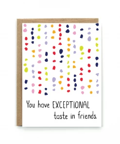 Public School Paper Co. Exceptional Taste - Card