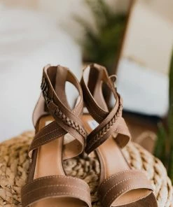 Not Rated Qila Sandal In Tan Apparel