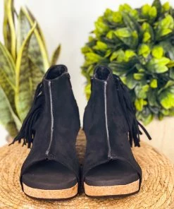 Very G Rancher Wedge In Black Apparel