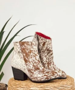Apparel Alcala Richard Hide Booties In Tan