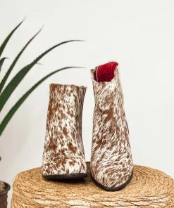 Apparel Alcala Richard Hide Booties In Tan