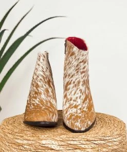 Apparel Alcala Richard Hide Booties In Tan