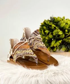 Apparel Very G Rock With Me Sandals In Cream