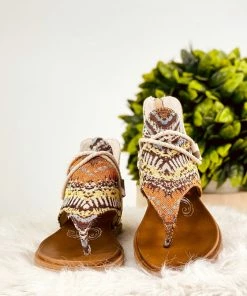 Apparel Very G Rock With Me Sandals In Cream