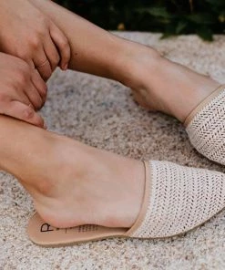 Rollasole Wicker Park- Woven Mule Shoes
