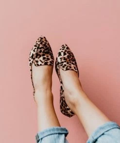 ROLLASOLE Leopard Loafer Shoes