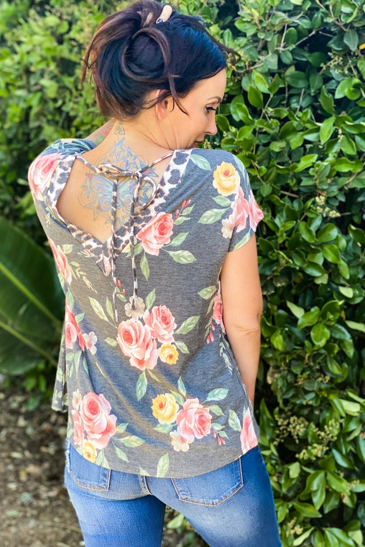 Boutique Simplified Rose Of The Amazon Short Sleeve Top 6 Boutique Simplified Rose Of The Amazon Short Sleeve Top