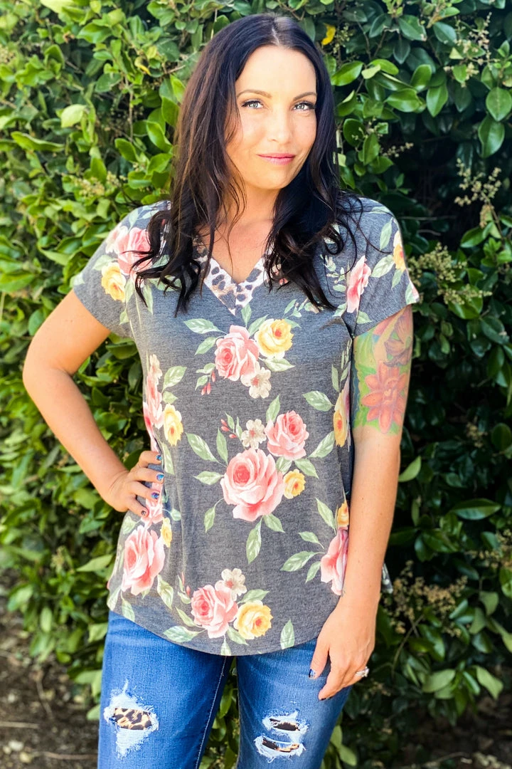 Boutique Simplified Rose Of The Amazon Short Sleeve Top 7 Boutique Simplified Rose Of The Amazon Short Sleeve Top