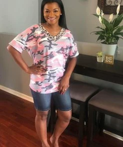 Boutique Simplified Running From You Short Sleeve Tee