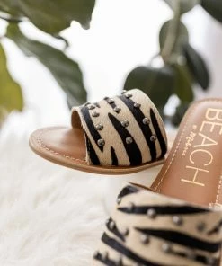 Matisse Salty Sandals In Zebra